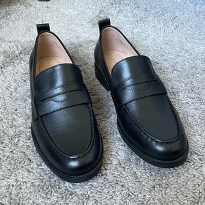 Never worn Black Loafers